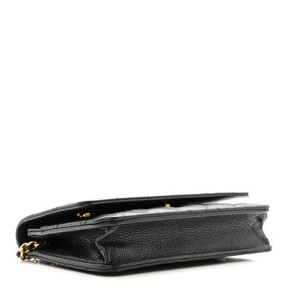 Chanel Caviar Quilted Wallet On Chain WOC Black 4 of 14