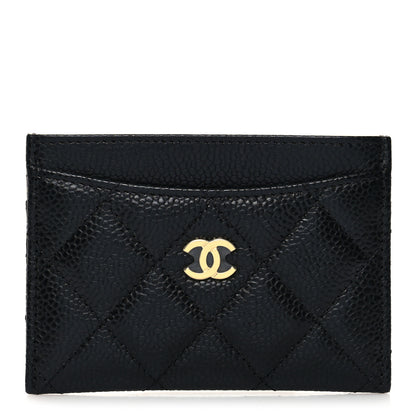 Chanel Caviar Quilted Card Holder Black 1 of 10