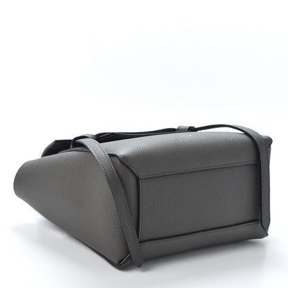 Celine Grained Calfskin Nano Belt Bag Grey 3 of 10