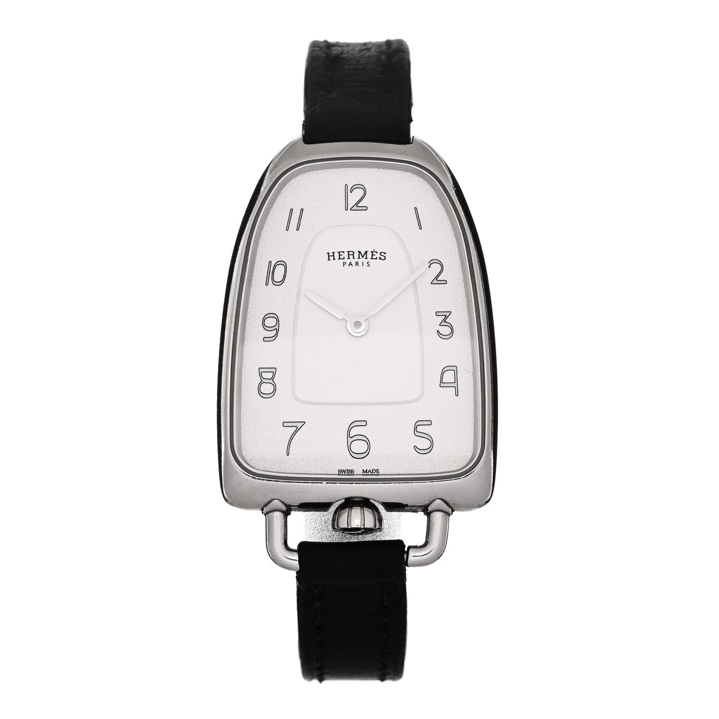 Stainless Steel Barenia 26mm Galop Quartz Watch Noir