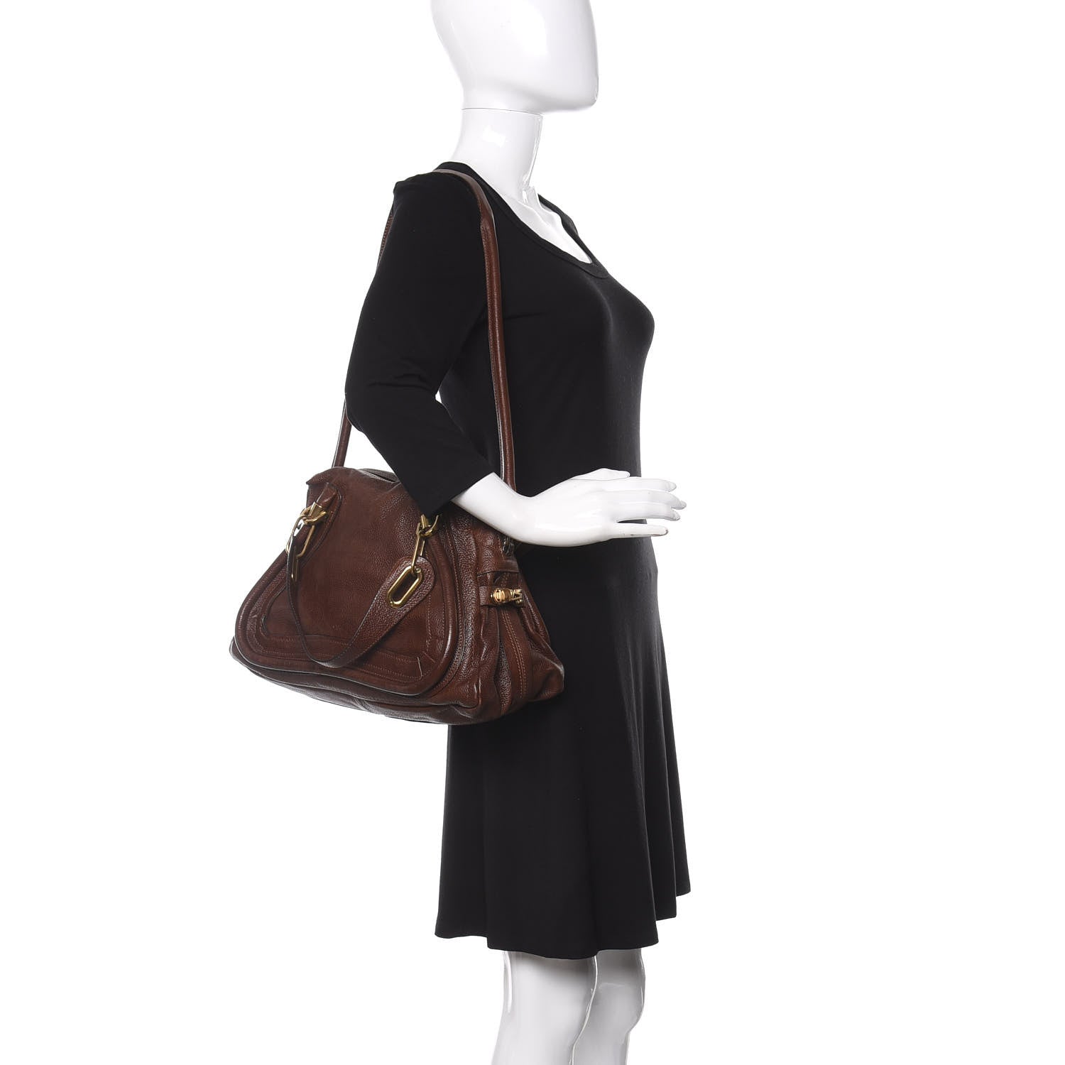 Chloe Calfskin Medium Paraty Brown 2 of 11