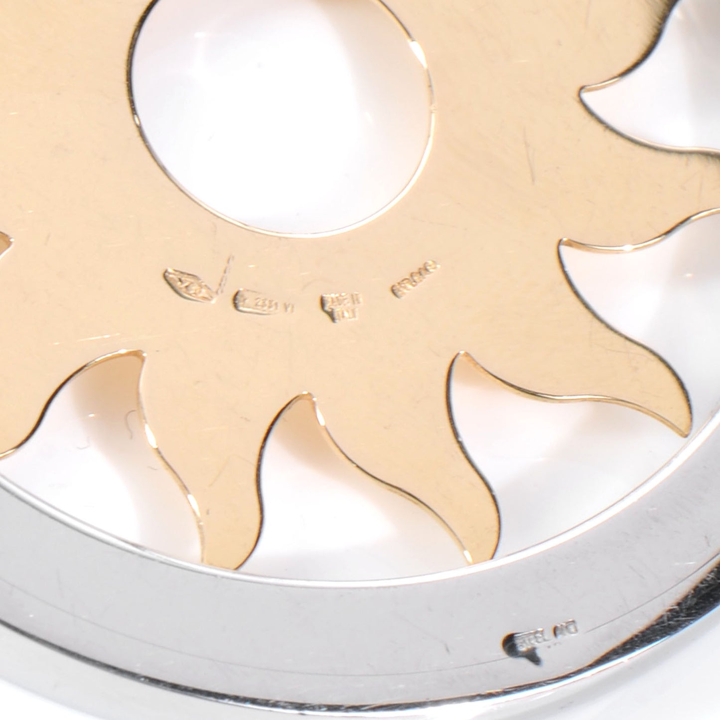 BVLGARI 18k Gold Sun Tondo Necklace