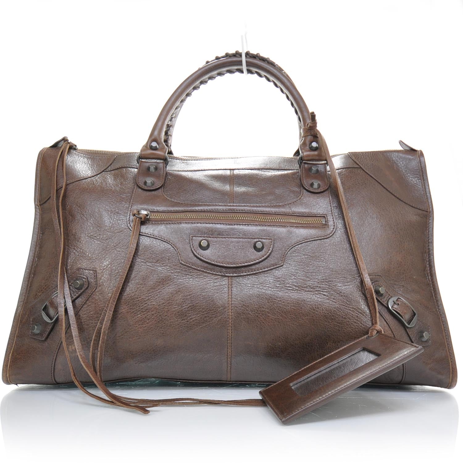 Balenciaga Agneau Work Chataigne 1 of 11