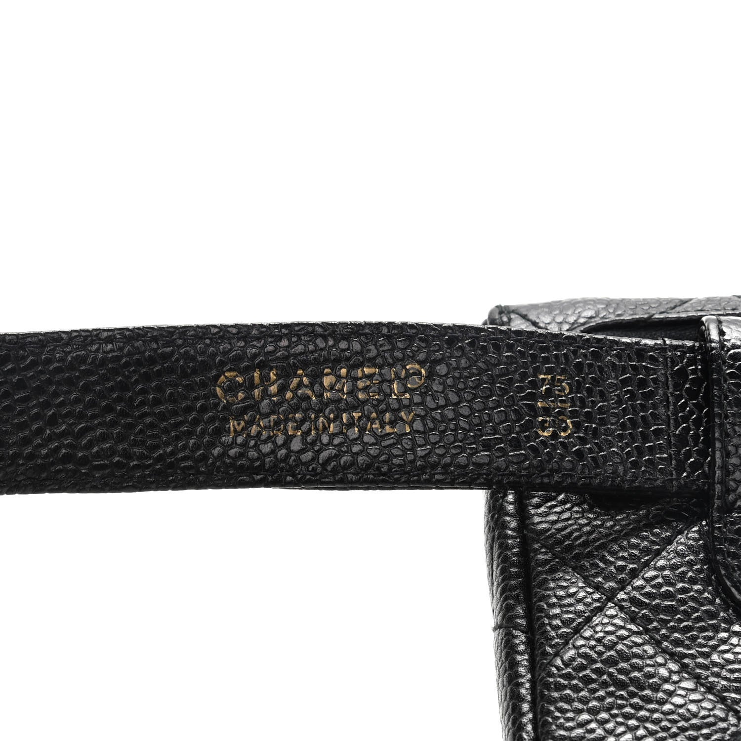 Chanel Caviar Quilted Belt Bag 75 30 Black 9 of 11