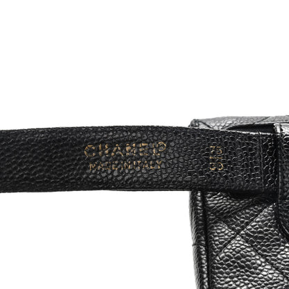 Chanel Caviar Quilted Belt Bag 75 30 Black 9 of 11