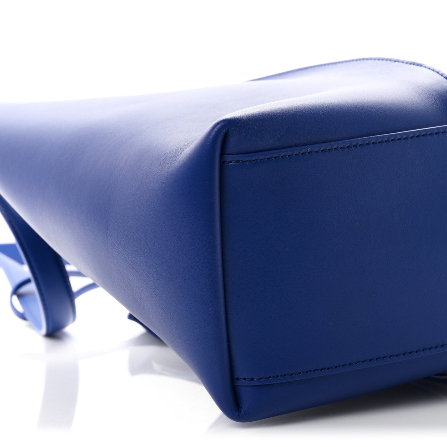 Smooth Calfskin Medium Bilbao Bucket Bag Stellar Blue