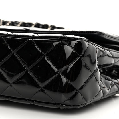 Chanel Patent Quilted Medium Double Flap Black 10 of 12