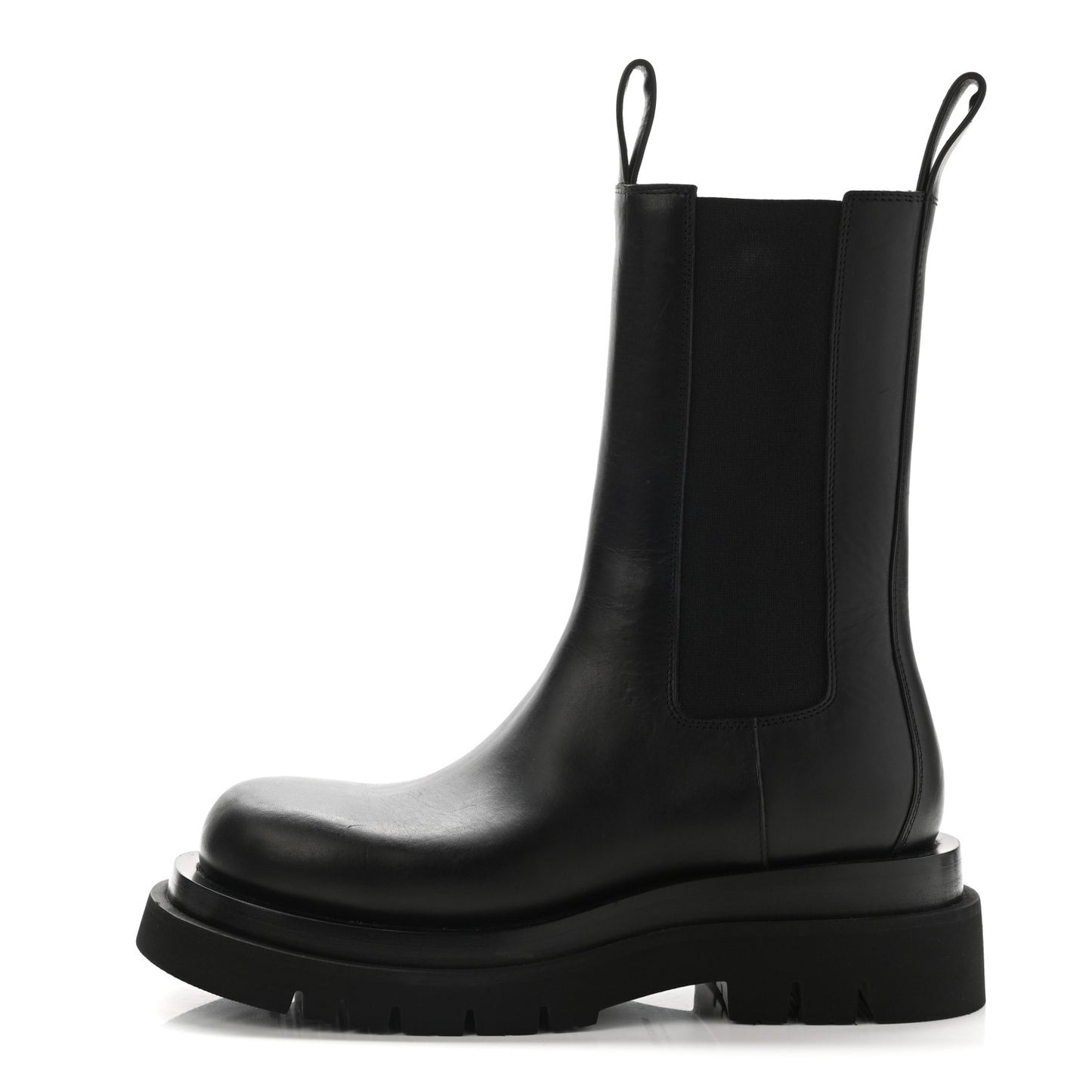 Calfskin The Lug Chelsea Boots 37.5 Black