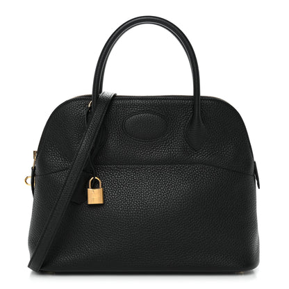 Hermes Taurillon Clemence Bolide 31 Black 1 of 10