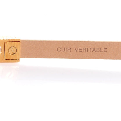 Chanel Pearl and Leather CC Double Wrap Belt Gold 8 of 8