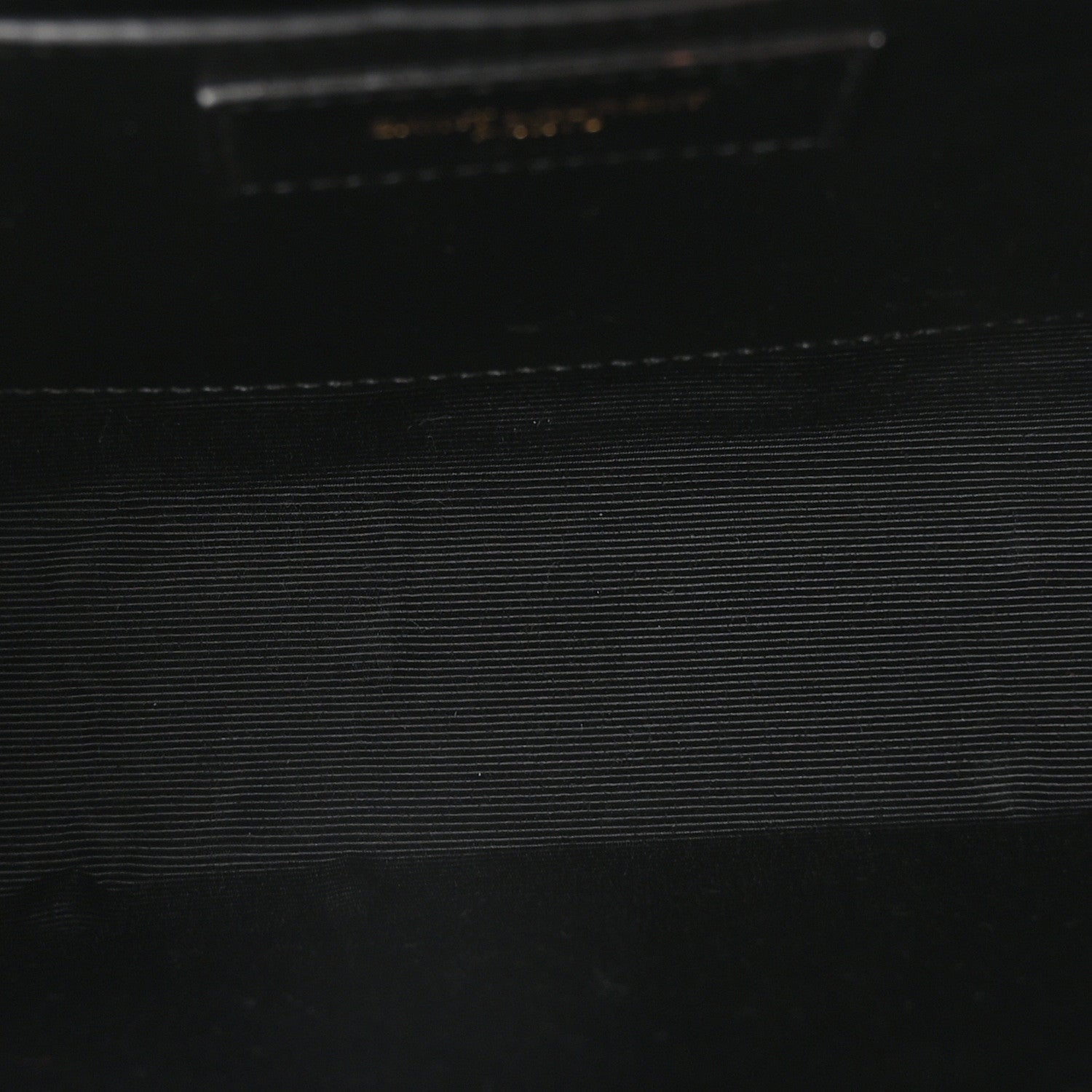Saint Laurent Grain De Poudre Textured Mixed Matelasse Triquilt Medium Monogram Satchel Black 5 of 9
