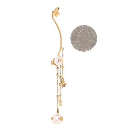 Christian Dior Pearl Shiny-D Earring Gold 2 of 4