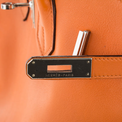 Hermes Swift Birkin 35 Orange 16 of 27
