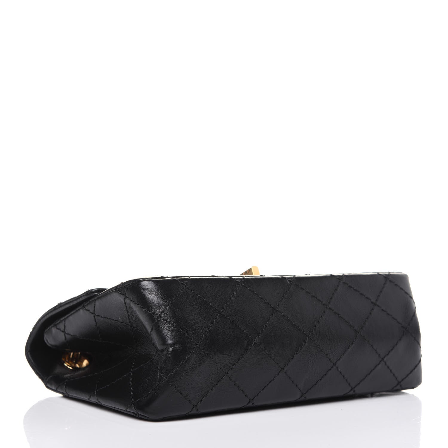Chanel Aged Calfskin Quilted 2.55 Reissue Mini Flap Black 4 of 15