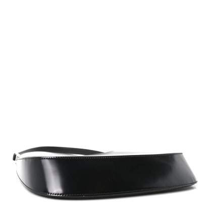Prada Spazzolato Cleo Shoulder Bag Black 4 of 11