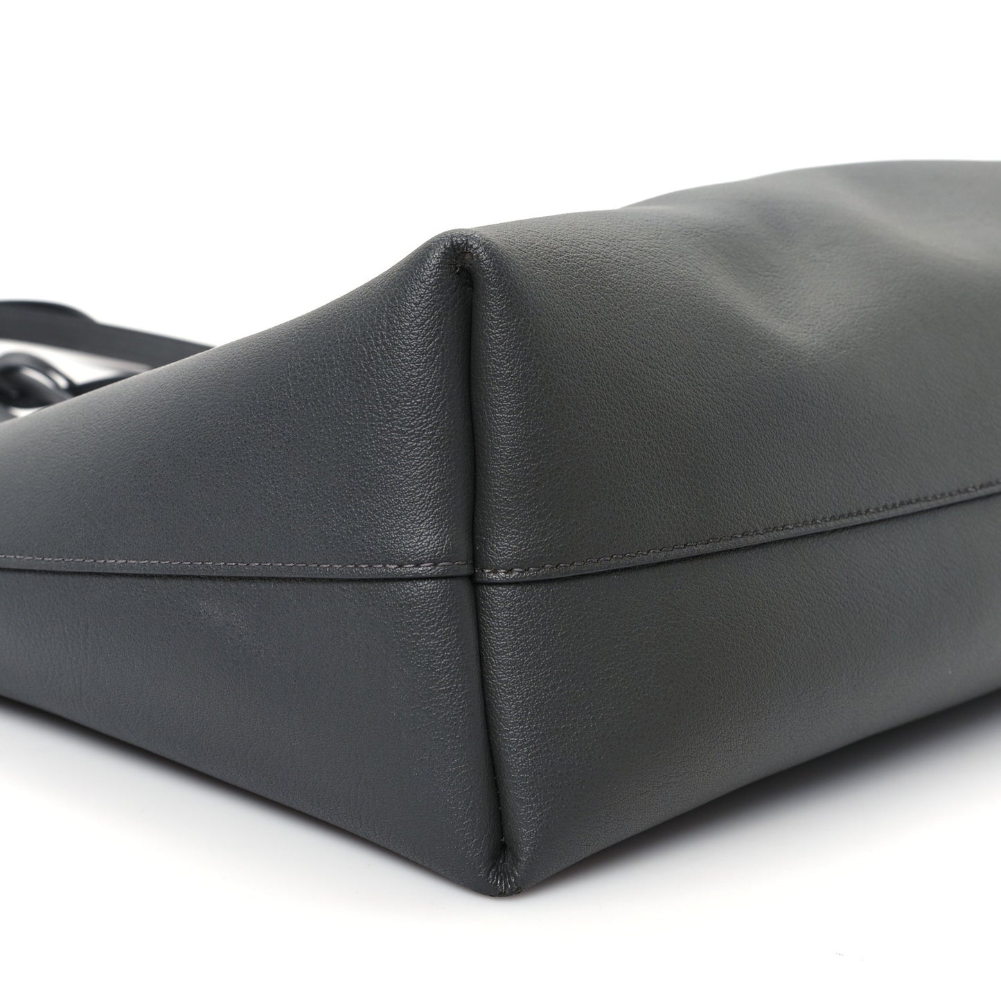 Calfskin Large Shopping Tote Storm