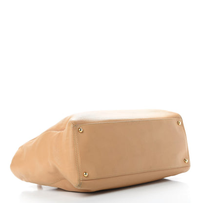 Chanel Calfskin Cerf Executive Shopper Tote Beige 4 of 16