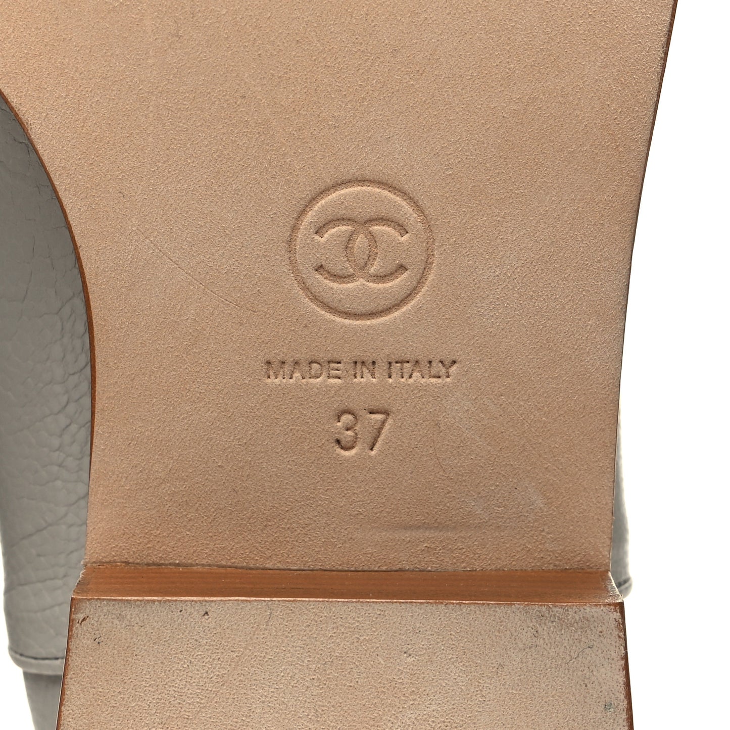 Calfskin Ascot CC Boots 37 Gray