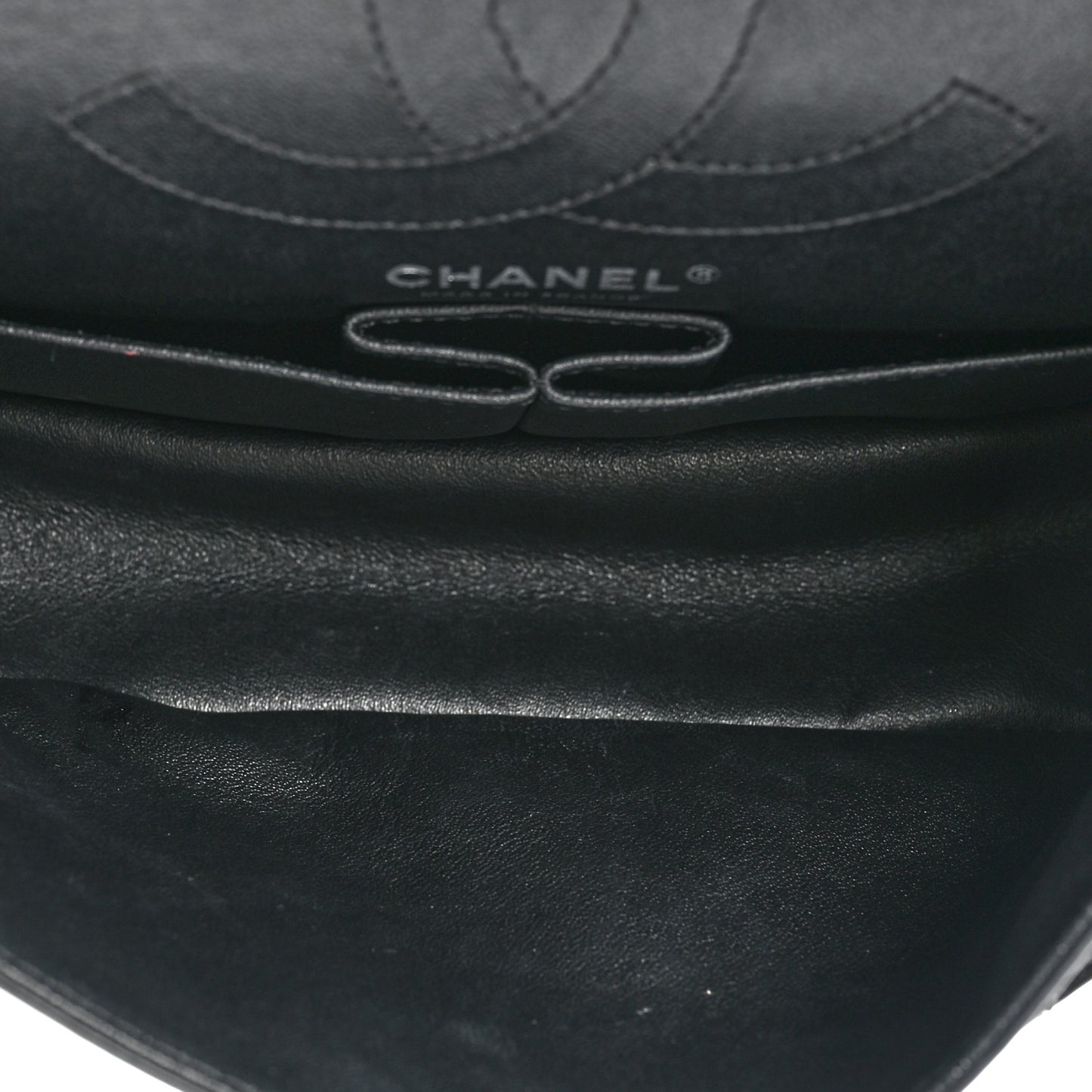 Patent Calfskin Quilted 2.55 Reissue 225 Flap So Black