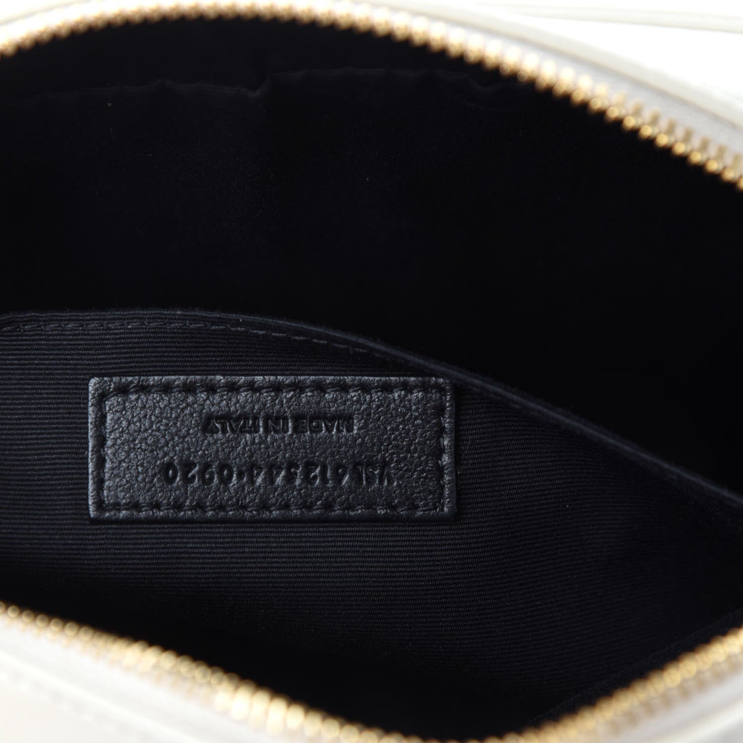 Saint Laurent Calfskin Matelasse Monogram Lou Camera Bag Crema Soft 9 of 10