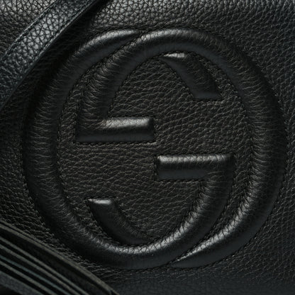 Gucci Pebbled Calfskin Small Soho Disco Bag Black 9 of 15