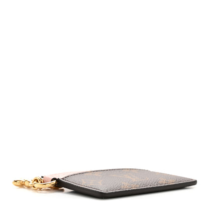 Louis Vuitton Monogram LV Charms Card Holder Rose Ballerine 4 of 7