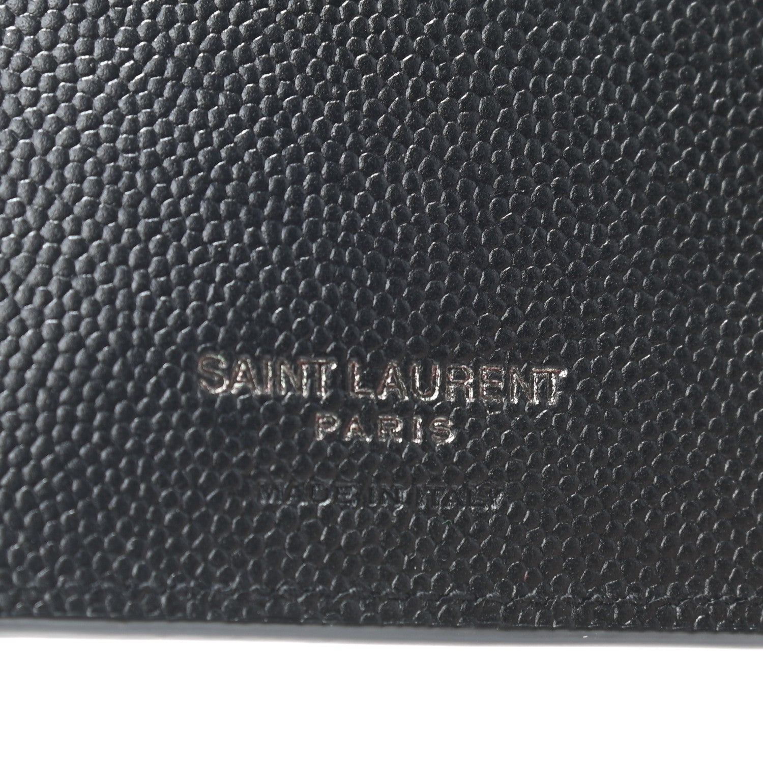 Saint Laurent Grain De Poudre Tiny Monogram Continental Wallet Black 6 of 7