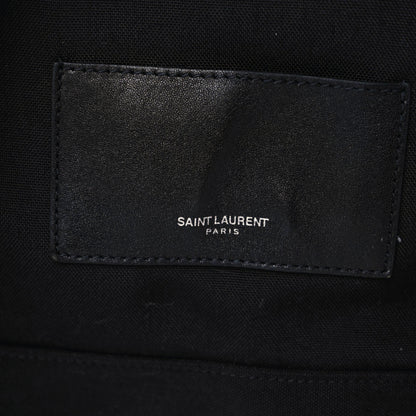 Saint Laurent Canvas City Studded Backpack Black 11 of 15