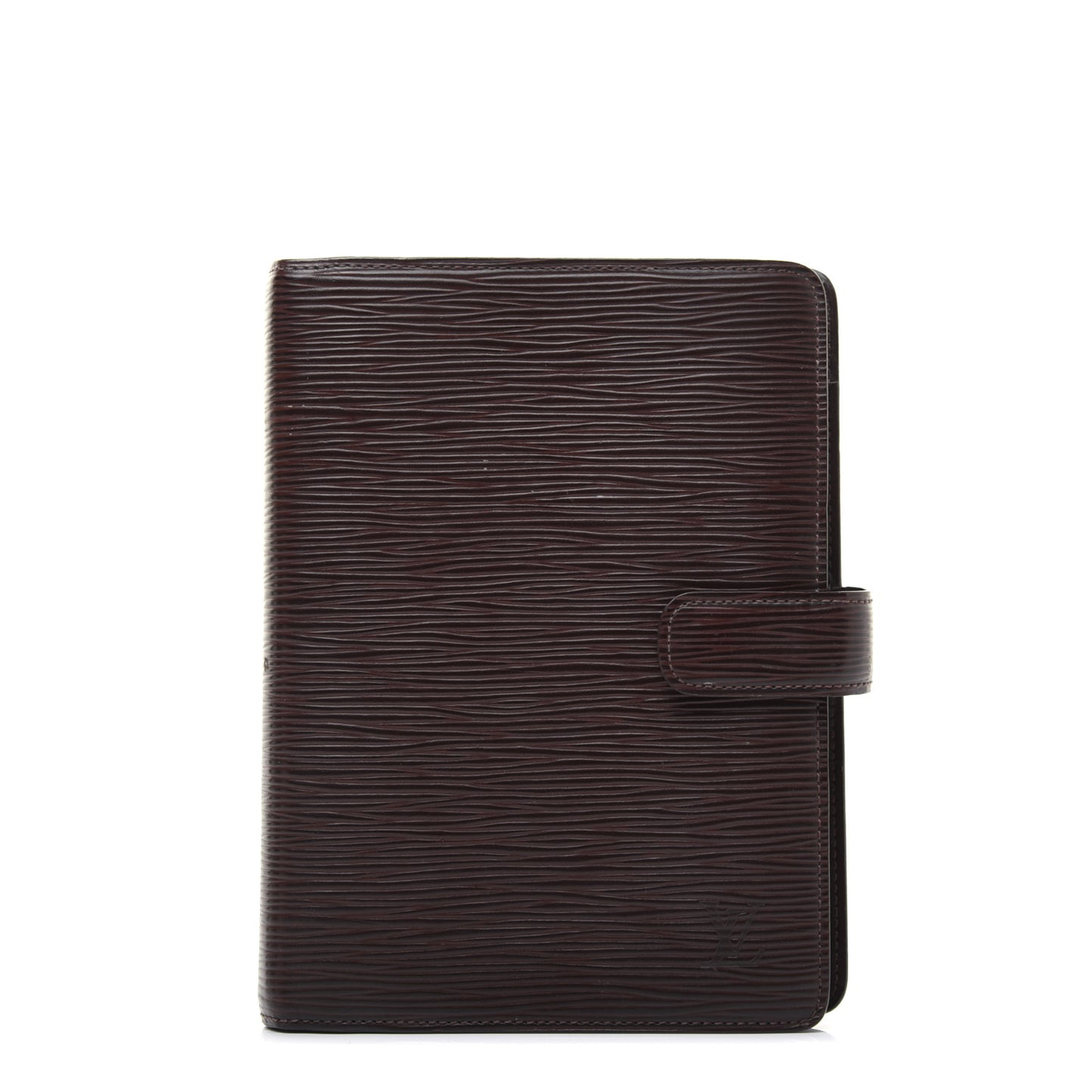 Epi Medium Ring Agenda Cover Moka