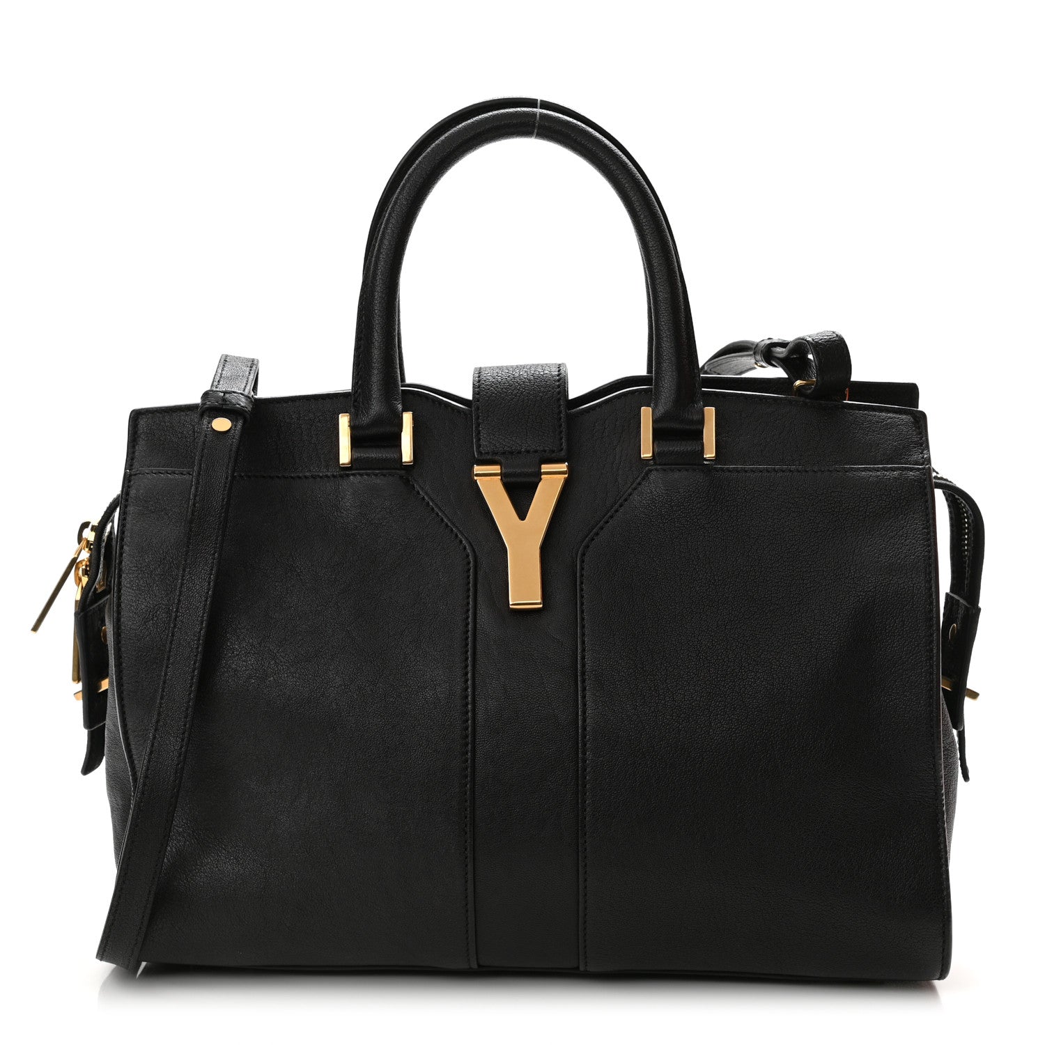 Saint Laurent Sheepskin Small Cabas ChYc Black 1 of 11