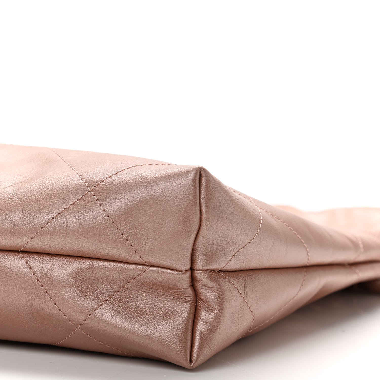 Chanel Metallic Calfskin Quilted Small Chanel 22 Pink 10 of 10