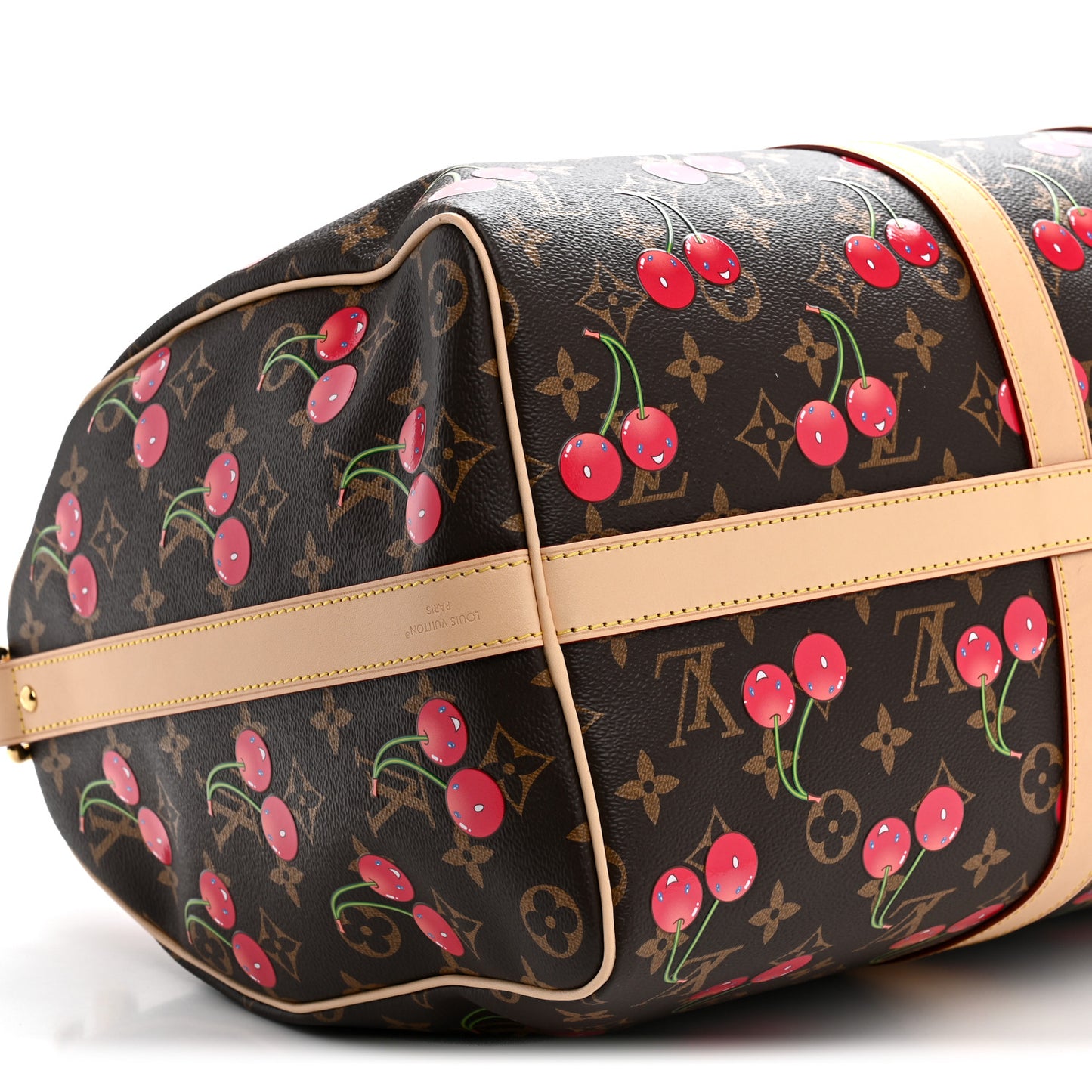 LV X TM Monogram Cerises Keepall Bandouliere 45