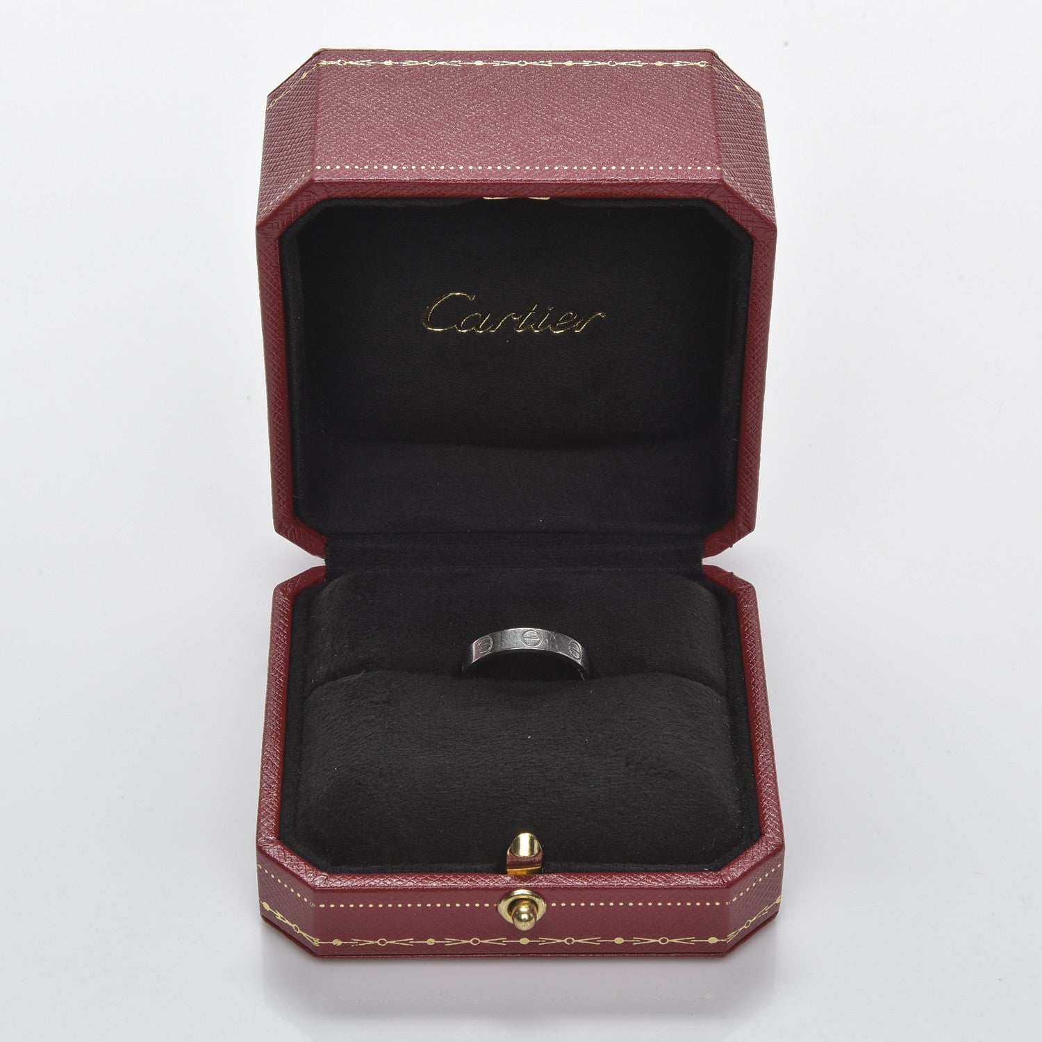Cartier 18K White Gold 4mm LOVE Wedding Band Ring 51 5.75 8 of 8
