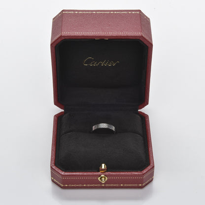 Cartier 18K White Gold 4mm LOVE Wedding Band Ring 51 5.75 8 of 8