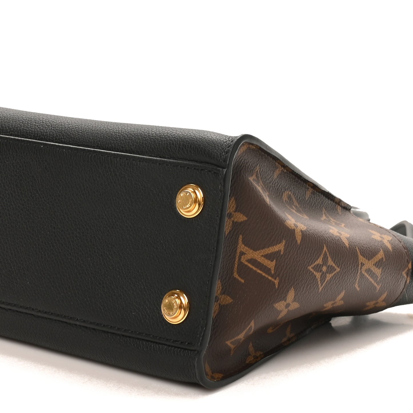 Calfskin Monogram On My Side PM Black