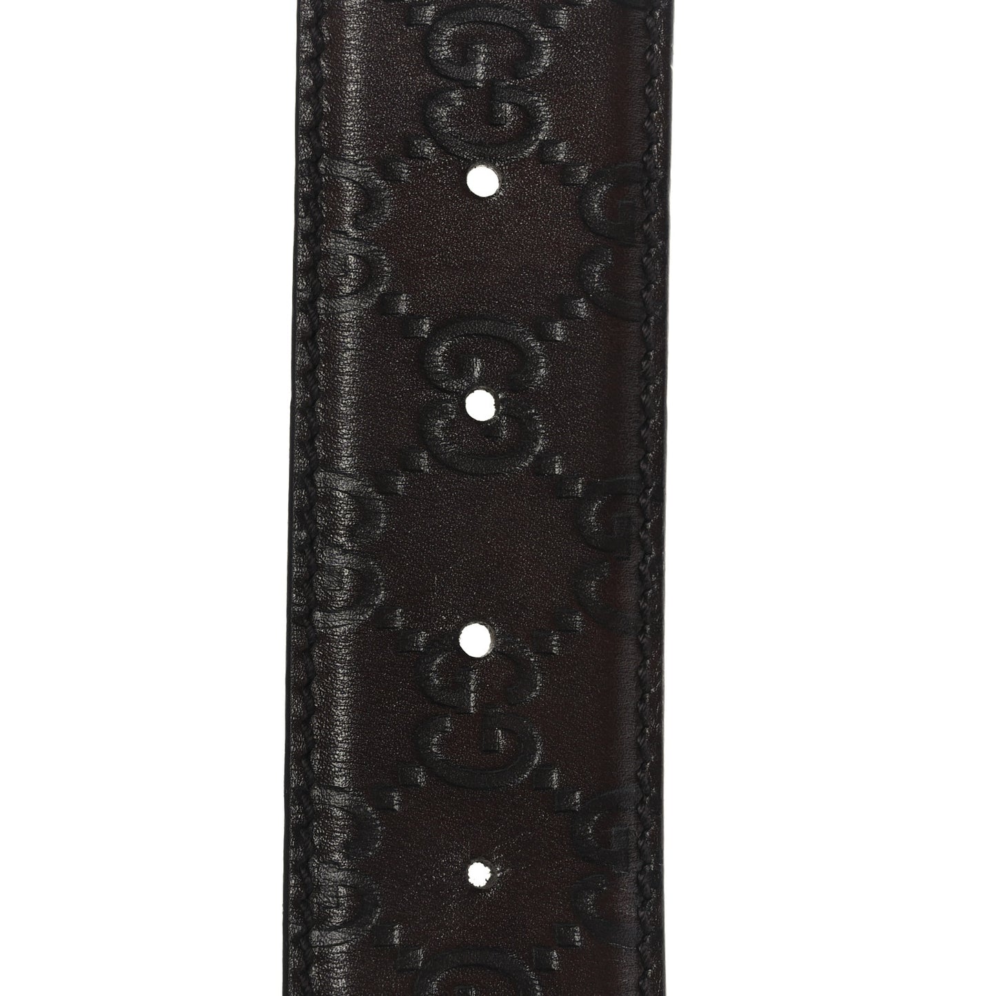 Guccissima Interlocking G 40mm Belt 85 34 Brown