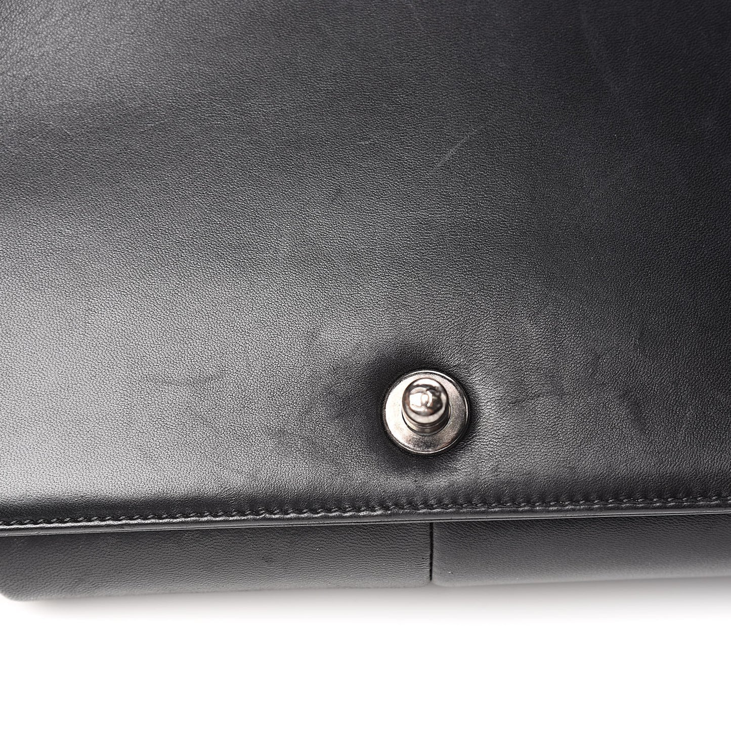 Lambskin Quilted New Medium Boy Flap Black