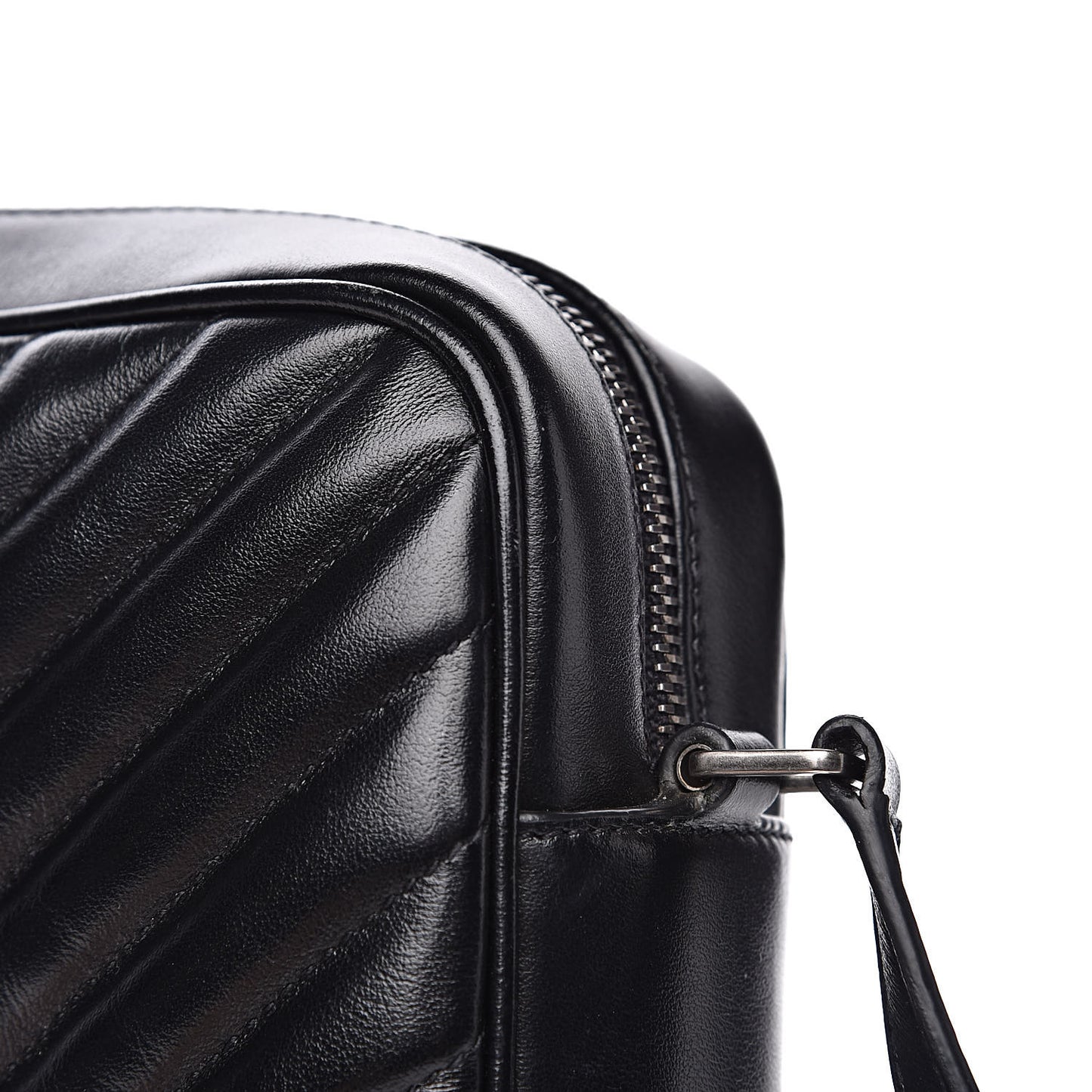 Calfskin Matelasse Monogram Lou Camera Bag Black