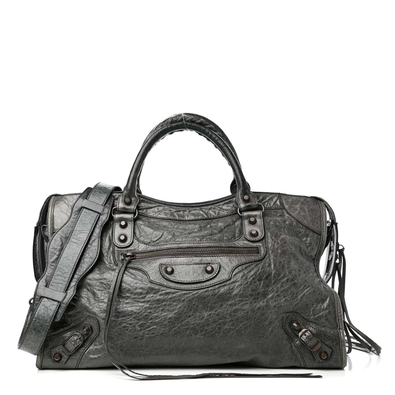 Balenciaga Agneau Classic Hardware City Plomb 1 of 13