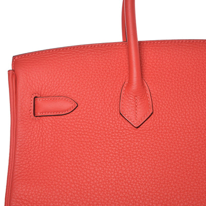 Hermes Togo Birkin 35 Rouge Pivoine 30 of 36