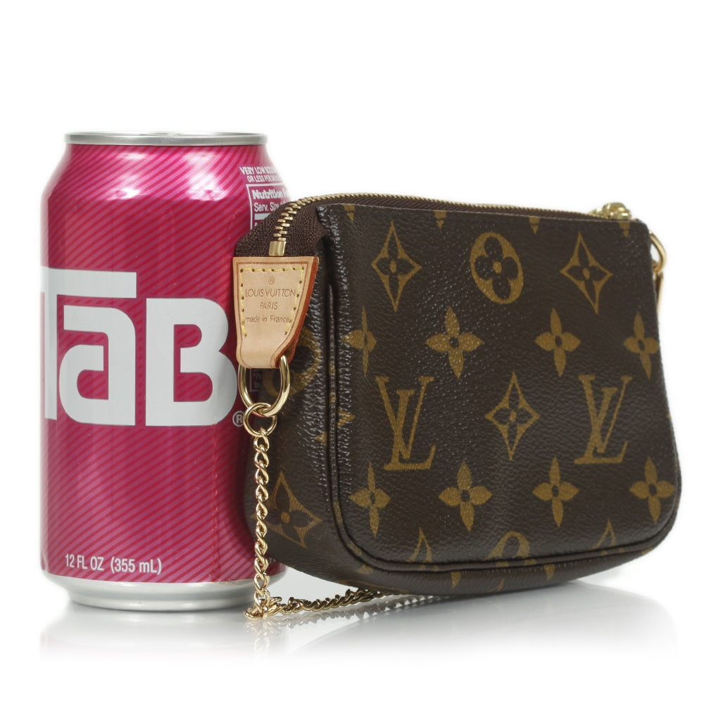 Louis Vuitton Monogram Complice Trunks and Bags Mini Pochette Accessories Beige 2 of 10
