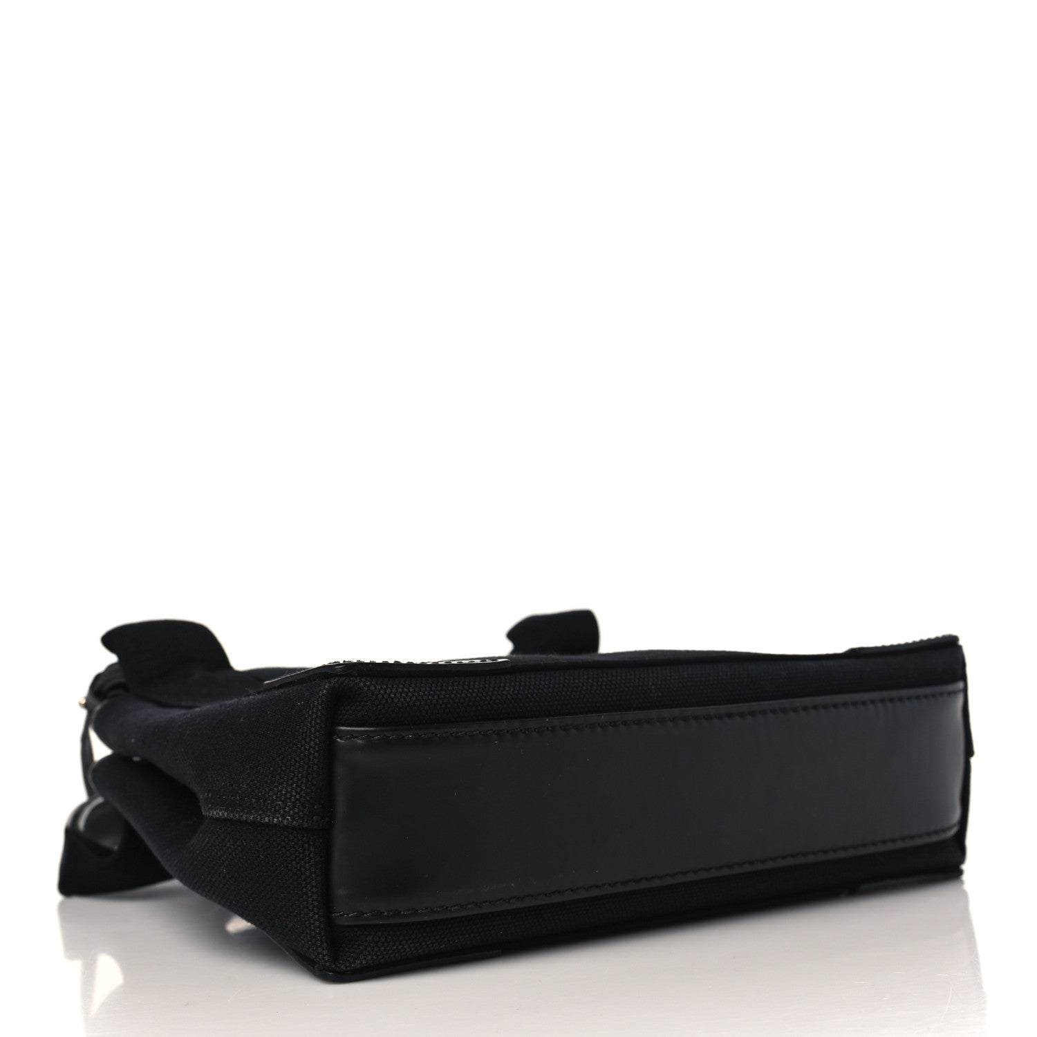 Balenciaga Cotton Canvas Calfskin Navy Cabas XS Black 4 of 9
