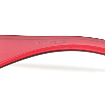 Christian Dior Acetate DDiorF Cat Eye Sunglasses Burgundy 7 of 8