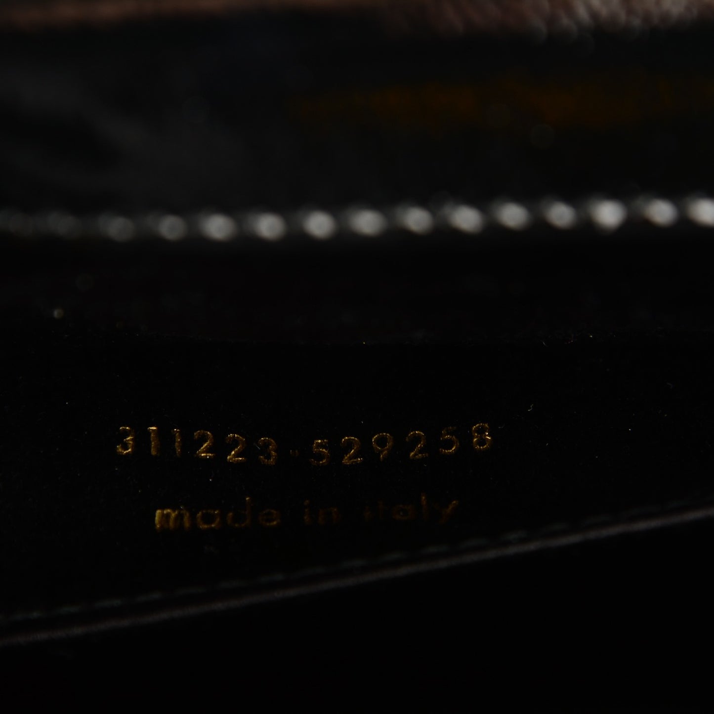 Textured Patent Monogram Large Belle De Jour Clutch Black