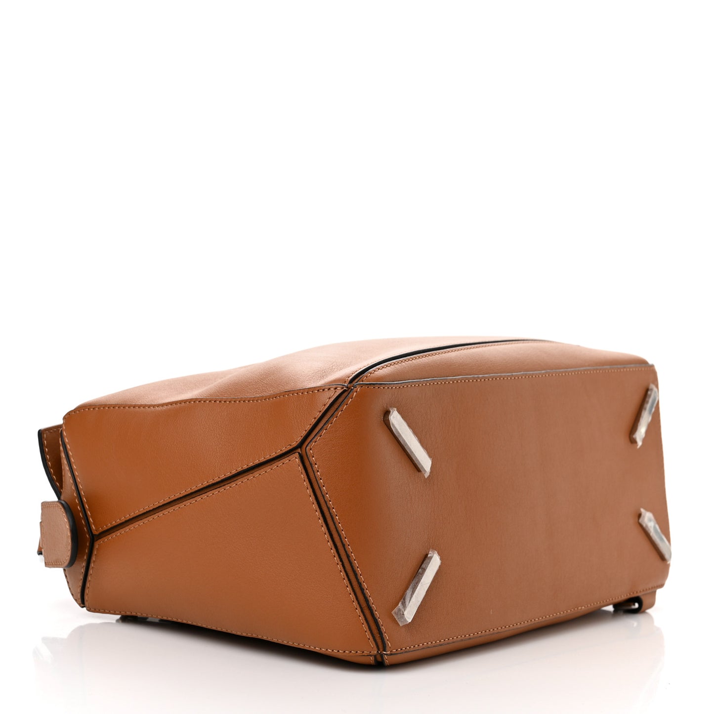 Calfskin Medium Puzzle Bag Tan