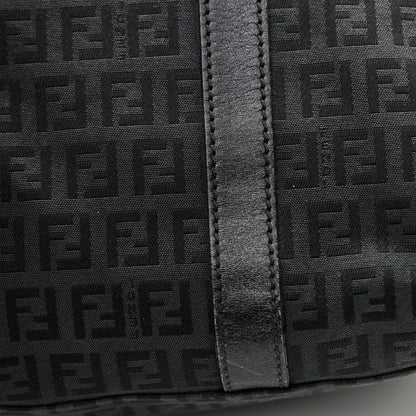 Fendi Zucchino Large Charm Shopping Tote Black 11 of 11