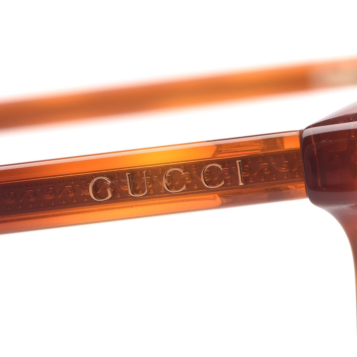 Acetate Square Frame Sunglasses GG0196SK Tortoise