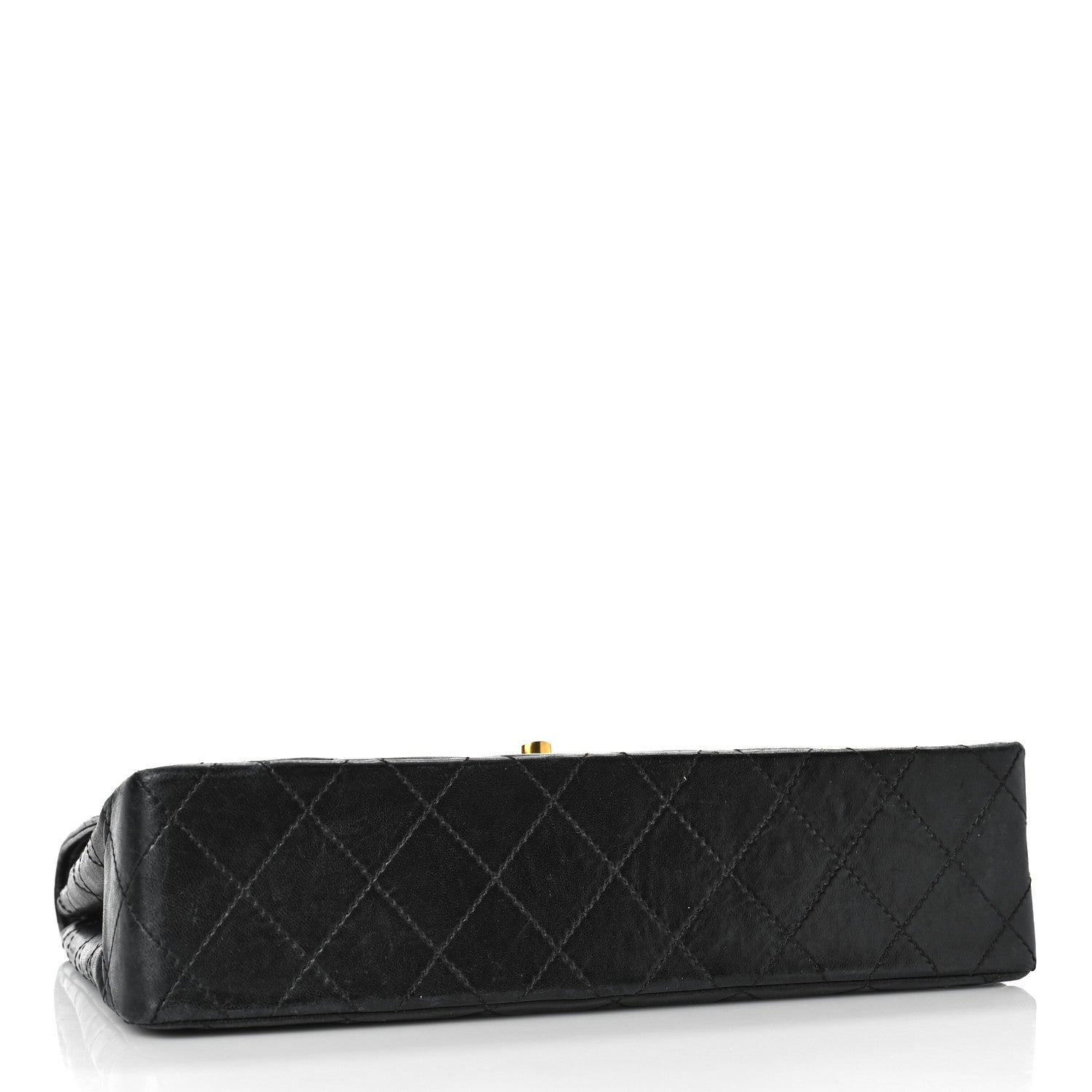 Chanel Lambskin Quilted Medium Double Flap Bag Black 3 of 19