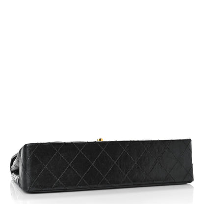 Chanel Lambskin Quilted Medium Double Flap Bag Black 3 of 19