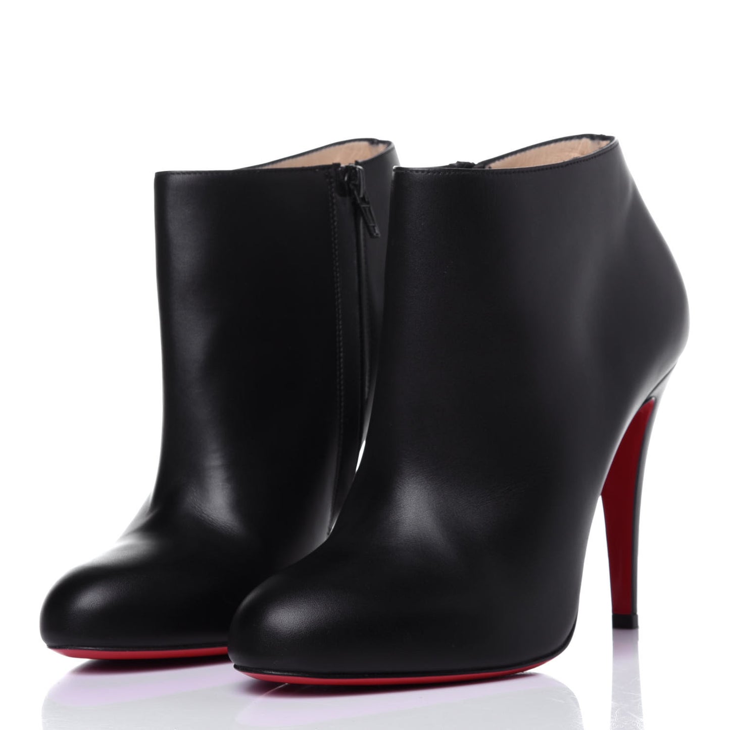 Calfskin Belle 100 Ankle Boots 39 Black